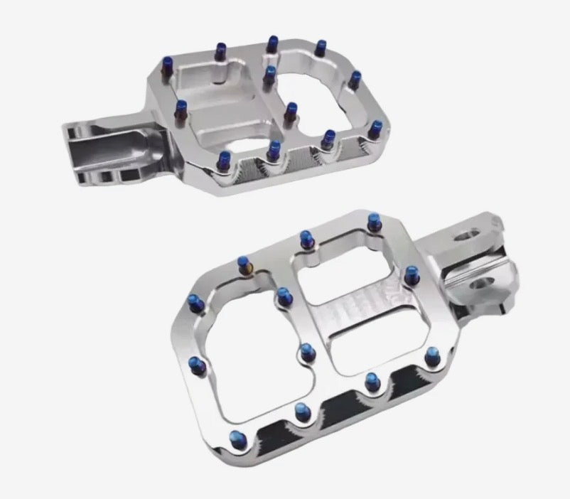 Ultra Wide E-Moto Pegs (with titanium pins) 3-5 day preorder