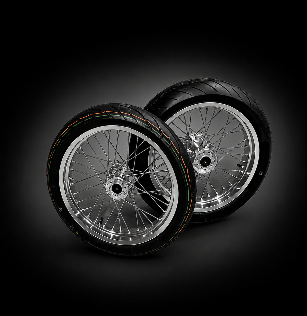 Chrome Surron Ultra Bee Supermoto Wheelset