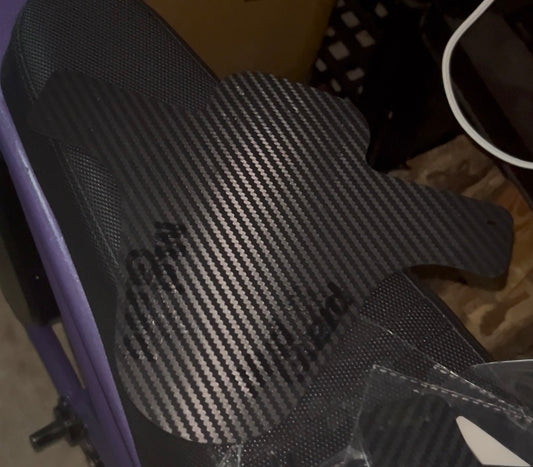Carbon style mud guard